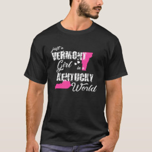 Engraçado Vermont dá camisas apenas uma garota Ver