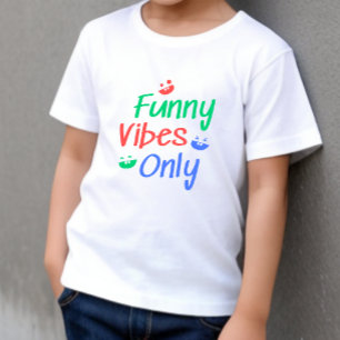 Engraçado Vibes Baby T-shirt DP7Art