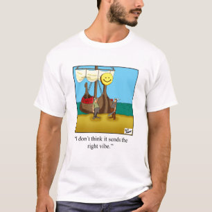 Engraçado Viking Vibe Humor Camiseta