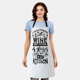 Engraçado Vinho Fala Sobre Cozinha Cozinhar 