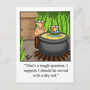 Engraçado vinho Humor Cartão postal "Espectickles"