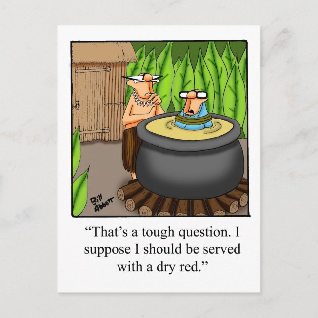 Engraçado vinho Humor Cartão postal "Espectickles" (Frente)