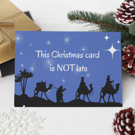 Engraçado Vintage de Natal atrasado Belo Cartão de