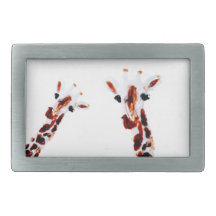 Engraçado Wildlife Art Giraffe