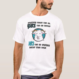 Engraçados na camiseta Goat
