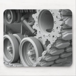 Engrenagens do tanque e trilha Mousepad