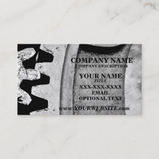 ENGRENAGENS MECÂNICAS - modelo de cartão de