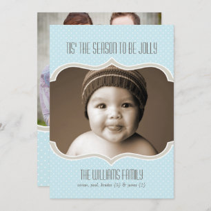 Enquadrado no Cartão com fotos de Feriado Duplo do