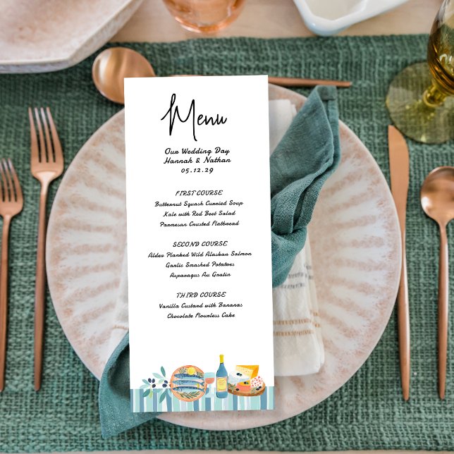 Enquanto no Menu de Casamento Itália (Criador carregado)