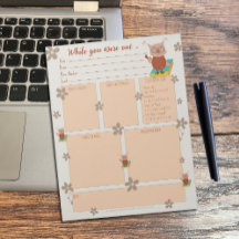 Enquanto você estava fora do Bloco de Notas de Cor