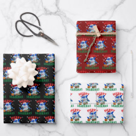 Enrolamento de Presente do Tubarão papai noel | Wr