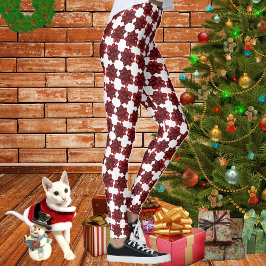 Enrole-Se - Leggings Arcos Vermelhas