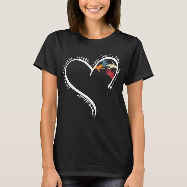 Ensinar é um Trabalho de Coração – Camiseta de Pre (Frente)