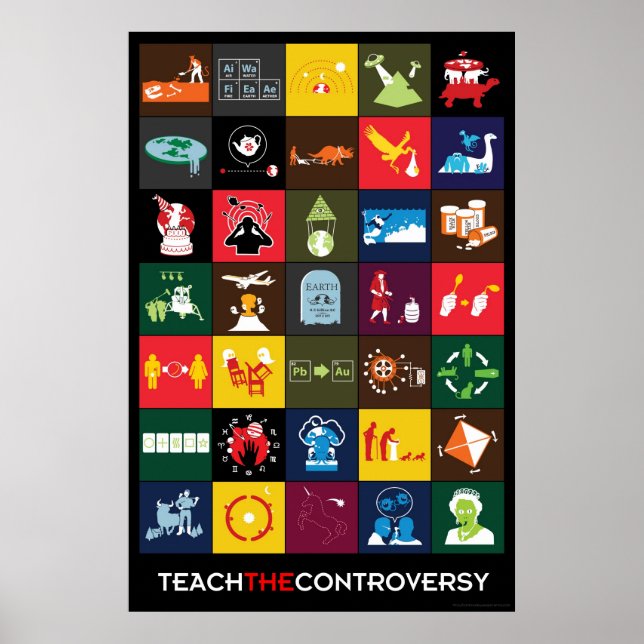 Ensine o Poster de controvérsia (Frente)