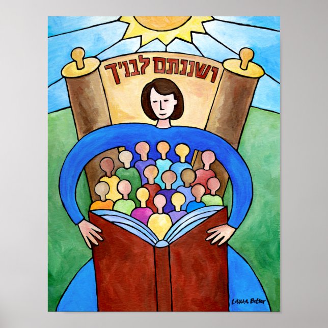 Ensine-os com um Poster Diligente (Frente)