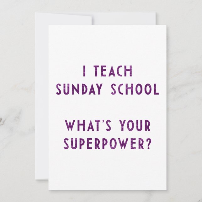 Ensino a Escola de Domingo Qual é a sua superpotên (Frente)