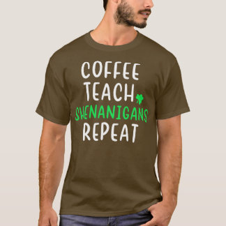 Ensino do Café Shenanigans Repete Camisa Rua Engra