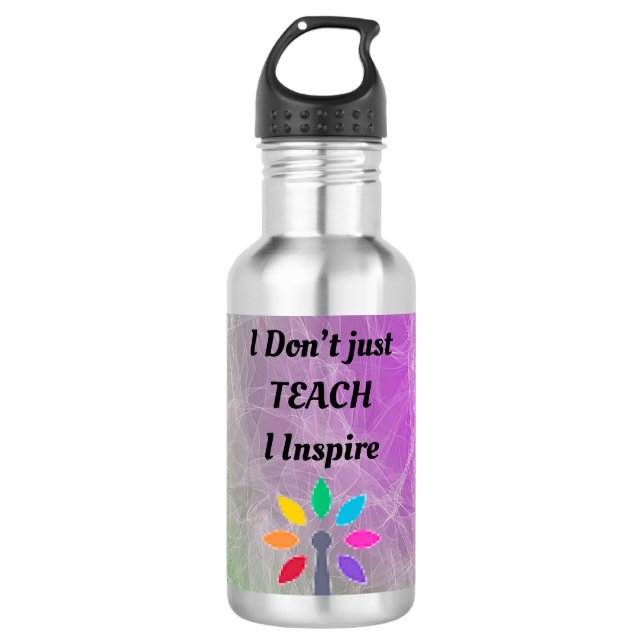 Ensino e Garrafa de Água, Aço Inoxidável, 24 oz (Frente)