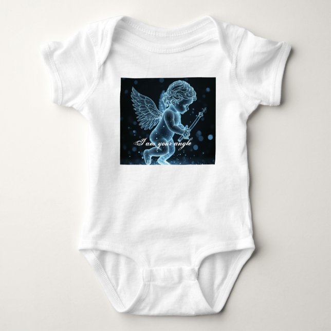 então ângulo T-Shirt Baby Bodyfato (Frente)