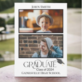 Então E Agora Dois Anúncios De Graduação De Fotos