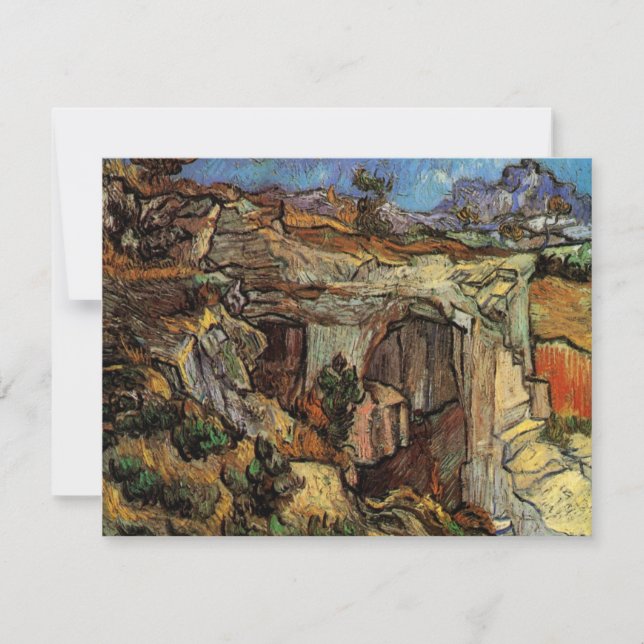 Entrada para a Pedreira, Saint-Remy por Vincent va (Frente)