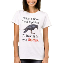 entranhas da camisa em branco