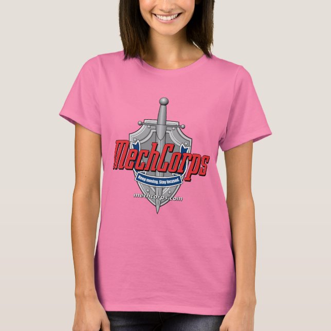 Entre no Pod - MechCorps - camisa escura (Frente)