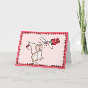 Entrega da Flor - Cartão de Saudação