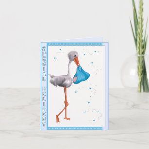 Entrega especial - Cartão de Parabéns - Menino