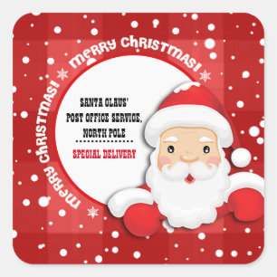 Entrega especial da etiqueta do Natal do Pólo