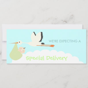 Entrega especial (verde e azul)