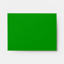 Envelope A2 verde de Faixa de Natal