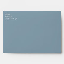 Envelope Azul Dusty A7