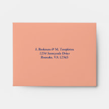 Envelope Azul Floral A2 para Lg. Placa RSVP