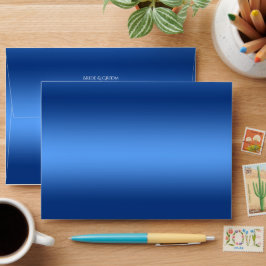 Envelope azul simples