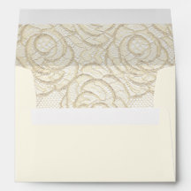 Envelope de Casamento de Localidade de Ivory - Azu