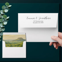 Envelope de Casamento do Hill Country