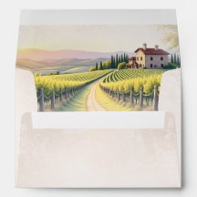 Envelope de Casamento Russo do Vineyard eterno Rom