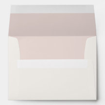 Envelope de Casamento Warm Blush & Warm Ivory