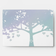 Envelope de Convite de Casamento de Mensagem de La