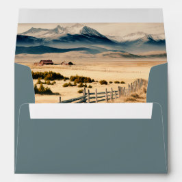 Envelope de Convite de Rancheria Ocidental