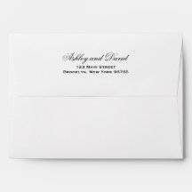 Envelope de Convite Formal com Script Elegante