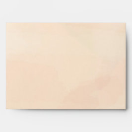 Envelope de Convite para Casamento Apricot Blush