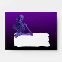 Envelope de convite para o Halloween A6