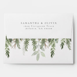 Envelope de endereço de devolução de Casamento no