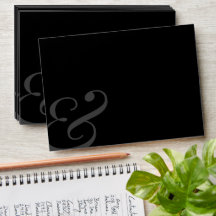 Envelope de Endereço de Retorno Preto Jato REVERSE