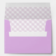 Envelope de Xadrez de Buffalo Roxo
