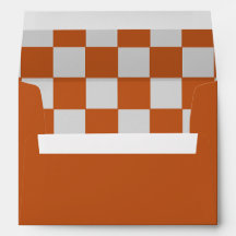 Envelope do papel de carta do de controlo laranja