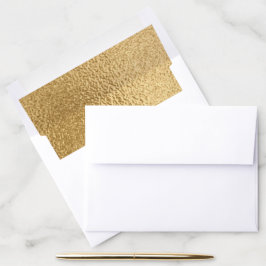 Envelope Liner "Fundo Dourado do Chá de fraldas"