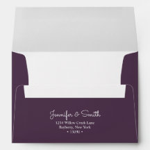 Envelope Minimalista A7 Roxo
